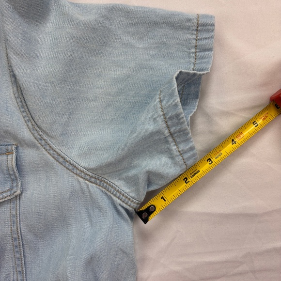 Levi's Light Blue Denim Midi Dress - Picture 5 of 10